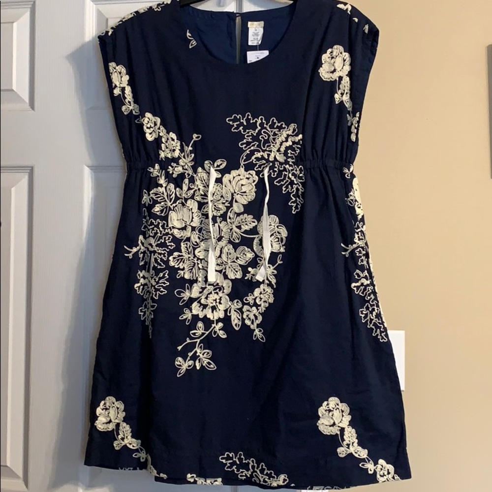 J Crew Embroidered Dress
